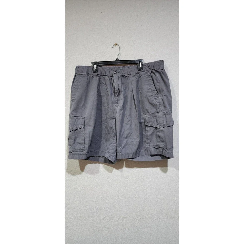 Tommy Bahama Men’s Cargo Shorts Dark Gray Size XXL/TTG Pockets Drawstring Zip